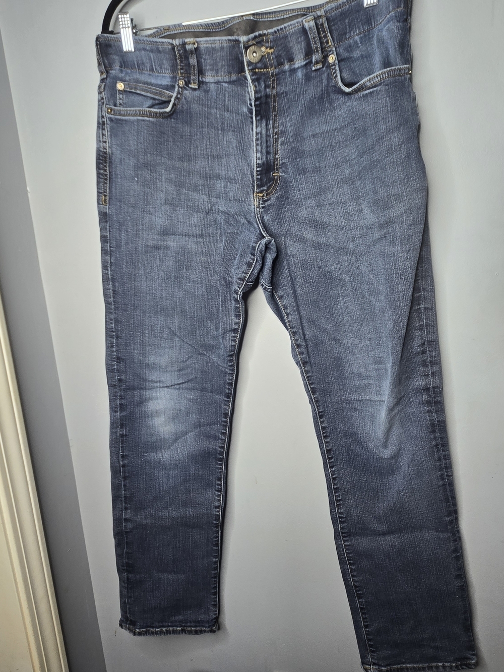 Lee Modern Series Jeans 36x32 Straight Fit Blue Wash Stretch Denim Mens